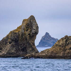 Dramatic Ocean Sea Stacks Rocky Outcrops